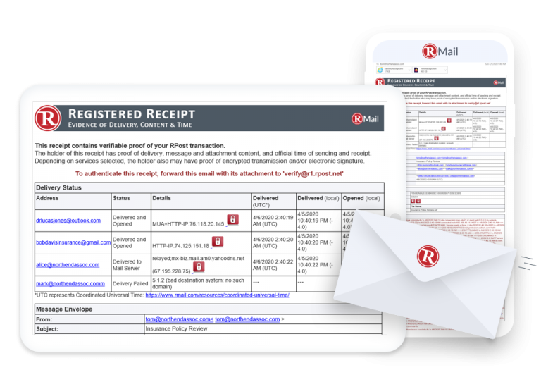 Registered Email™ Send Certified Email from